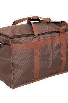 atorakushon   Nylon Travelling Bag Duffle Bags Wardrobe Luggage Organizer Under Bed Storage Bag Large Pack of 1 (Brown)