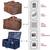 atorakushon   Nylon Travelling Bag Duffle Bags Wardrobe Luggage Organizer Under Bed Storage Bag Large Pack of 1 (Brown)