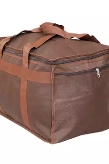 atorakushon   Nylon Travelling Bag Duffle Bags Wardrobe Luggage Organizer Under Bed Storage Bag Large Pack of 2 (Brown)