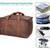 atorakushon   Nylon Travelling Bag Duffle Bags Wardrobe Luggage Organizer Under Bed Storage Bag Large Pack of 2 (Brown)