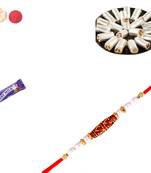 Anjir Roll Sweets with Premium Rakhi