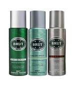 BRUT Pack of 3 Deodrants For Men  (Original, Eau De BRUT, Identity)