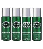 BRUT Pack of 4 Deodrants For Men  (Original)