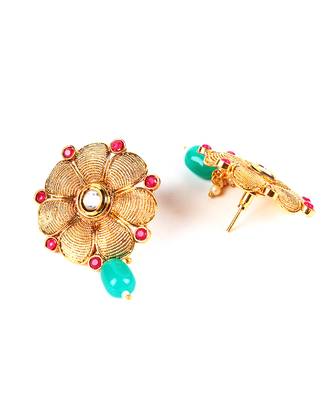 antique gold AlloyEarrings 3