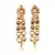 Gold  Alloy Kundan Necklace Set with Earrings for Women