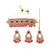 Bridal Kudan Choker Gold Plated Grey Necklace Set for Women