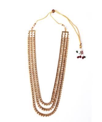 3-Layer Gold Plated Traditional Necklace Set 3