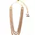 Gold Plated Multi Layer Traditional Necklace Sets For Womens