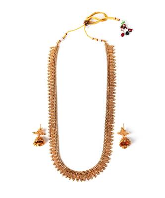 Gold Plated South Indian Traditional Necklace Sets 4