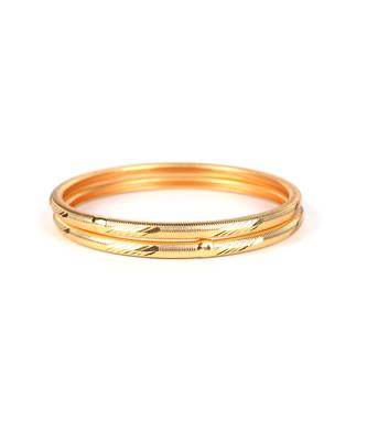 Gold Plated Bangles Set Of 2 4