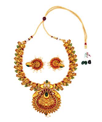 Temple Necklace Sets For Women 4