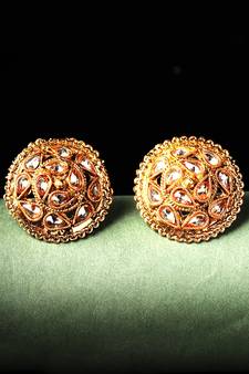antique gold AlloyEarrings