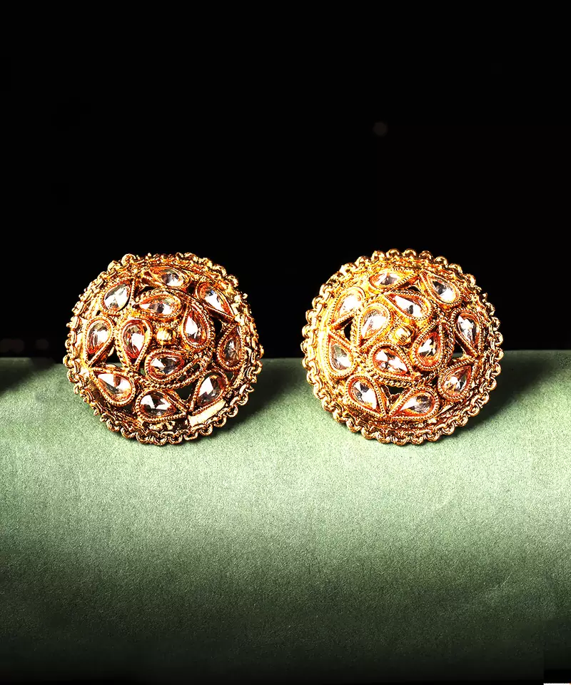 antique gold AlloyEarrings