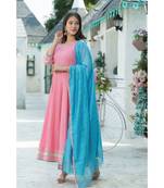 Rose Pink Kurta Dupatta Set