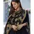 Black Cotton Kurta Set with Chanderi Dupatta