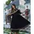 Black Cotton Kurta Set with Chanderi Dupatta