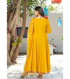 Sunsine Yellow Lurta Dupatta Set
