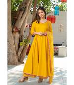 Sunsine Yellow Lurta Dupatta Set