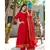 Royal Red Kurta Set with Chanderi Dupatta