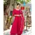 Magenta Kurta Set with Doria Dupatta