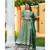 Green Motif Print Kurta Dupatta Set