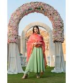 Pista Green Kurta Dupatta Set