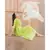 Crisp Green Kurta Set with Hand Paint Dupatta