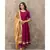 Rosewood Wine Kurta Dupatta Set