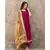 Rosewood Wine Kurta Dupatta Set