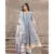 Paisley Grey Kurta Dupatta Set