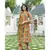 Multi colored Leaf Hand Block Print Kurta Set with Chanderi Dupatta