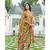 Multi colored Leaf Hand Block Print Kurta Set with Chanderi Dupatta