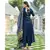 Midnight Blue Kurta Set with Bandej Dupatta