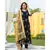 Black Hand Block Gold Print Kurta Dupatta Set