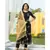 Black Hand Block Gold Print Kurta Dupatta Set