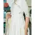 White flared Cotton Kurta set with hand Painted Doria Dupatta