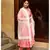 Pink polka print kurta dupatta set