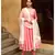 Pink polka print kurta dupatta set