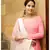Pink polka print kurta dupatta set