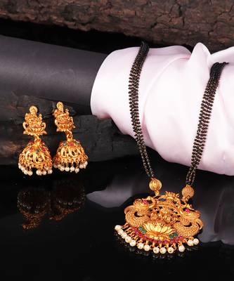 Black Gold Plated Mangalsutra 8