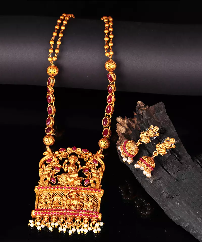 Temple Designer Jewellery Necklace Sets