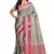Grey woven art silk saree with blouse