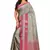 Grey woven art silk saree with blouse