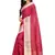 Red woven art silk saree with blouse