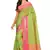 Light green woven art silk saree with blouse