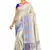 Silver woven art silk saree with blouse