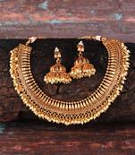 Gold Plated Polki Designer Necklace Sets