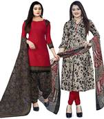 Multicolor floral print cotton salwar