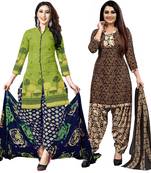 Multicolor floral print cotton salwar