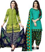 Multicolor floral print cotton salwar